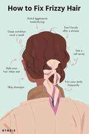Hair Pros Explain How To Air Dry Thick Hair For A Frizz Free Finish Frizzy Hair Tips Thick Hair Styles Dry Frizzy Hair