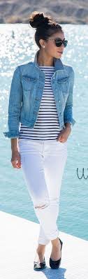 denim style kleding voorjaarsoutfit jeansjasje