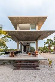 Une Maison De Plage Design En Beton Et Verre Planete Deco A Homes World Maison De Plage Architecture Cool Architecture
