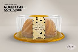 Cake Container Packaging Mockup Packaging Mockup Cake Boxes Packaging Food Mockup