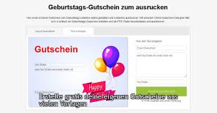 Erstelle Gratis Deine Eigenen Gutscheine Aus Vielen Vorlagen Gutschein Geburtstag Gutschein Erstellen Gutscheine