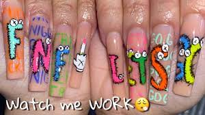 WATCH ME WORK| F. N. F. SUMMERTIME NAILS| ChitChat w me about  ENTREPRENEURSHIP in a recession - YouTube