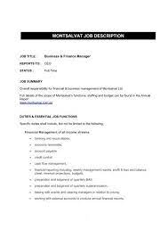 A job description is a document intended to provide job applicants with an outline of the main from the organisation's perspective, the job description is vital in ensuring that the applications received who the prospective employee will directly report to. Job Description Business Manager Montsalvat