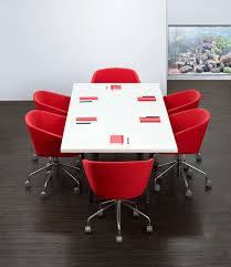 Series A Conference Table Charcoal Legs Modern Office Furniture Poppin Office Furniture Modern Office Furniture Decor Red Office