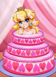 Peach Cake by SigurdHosenfeld on deviantART | Princess peach, Peach cake,  Mario and princess peach