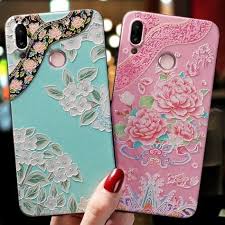 Find More Fitted Cases Information About Court Dress Flower Embroidery Emboss Case For Huawei Nova 3 Nova 3i Nova 3e Case Bff Iphone Cases Diy Phone Case