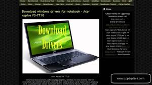 Jul 06, 2020 · follow the instructions below to find the appropriate driver. Download Drivers For Windows 7 For Notebook Acer Aspire V3 771g Youtube