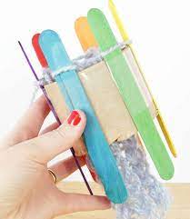 Get the tutorial on frugal fun 4 boys ». Popsicle Stick Diy Knitting Loom Craft Gossip