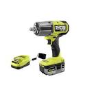 18V ONE  HP 4-Mode High-Torque 1 2-inch Impact Wrench Kit with 4 0 Ah Battery and Ch    PBLIW01K1 RYOBI