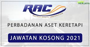 Perbadanan aset keretapi (pak) merupakan sebuah badan berkanun persekutuan yang diwujudkan di bawah seliaan kementerian pengangkutan malaysia. Jawatan Kosong Terkini 2021 Perbadanan Aset Keretapi Rac Gaji Maksimum Sehingga Rm9 643 00