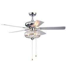 3 speeds make it easy to maintain the perfect amount of airflow with. 52 X 52 X 22 5 Blade Kyana Debase Lighted Ceiling Fan With Crystal Bowl Shade Silver Warehouse Of Tiffany Target