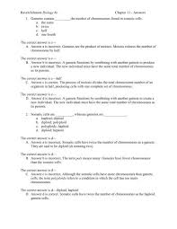 We found some images about section 11 4 meiosis worksheet answers Raven Johnson Biology 8e Chapter 11 Answers 1 Gametes