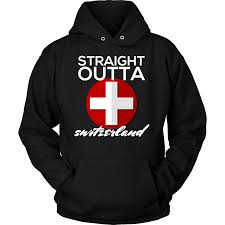 Standard fit for a relaxed, easy feel; I Love Switzerland Svizzera Swiss Flag Schweiz Suisse Hoodie Lifehiker Designs