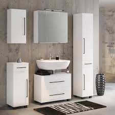 Floor cabinet bathroom cabinets : Bathroom Furniture Set 5 Pieces Incl 70 Cm Washbasin Base Cabinet In