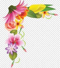 Up to 27 inches long: Assorted Color Flower Illustration Floral Design Flower Floral Corner Blue Flower Arranging Png Pngegg
