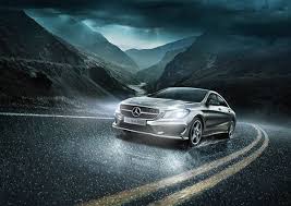 Cla Cgi 3d Rendering Rectouching On Behance Mercedes Benz Cls Car Backgrounds Car Photography
