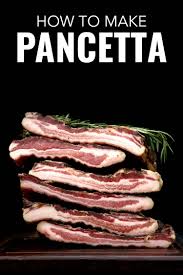 How To Make Pancetta At Home This Is An Easy Recipe For How To Make Pancetta With A Quick Video From A Pancetta Recipes Cured Meat Recipes Smoked Food Recipes