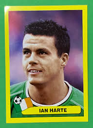 2002 Navarrete Korea Japan World Cup FIFA Face STICKER #313 IAN HARTE  IRELAND
