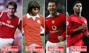 Manchester united, football, the best football players, wayne rooney. Man United Left Red Faced After Missing Out Norman Whiteside In Youngest Players List Daily Mail Online