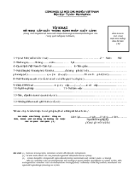 Công ty bao bì quyết thắng chuyên cung cấp, sản xuất thùng carton, thùng giấy, hộp giấy các loại. Táº£i Máº«u Tá» Khai Ä'á» Nghá»‹ Cáº¥p Giáº¥y Thong Hanh Bien Giá»›i Viá»‡t Nam Campuchia