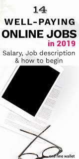 14 High Paying Online Jobs From Home 2020 Over 45 000 Mo Online Jobs From Home Online Jobs Online Jobs For Moms