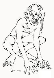 In case you don\'t find what you are looking for, use the top search bar to search again! Evil Gollum Coloring Page Free Printable Coloring Pages For Kids