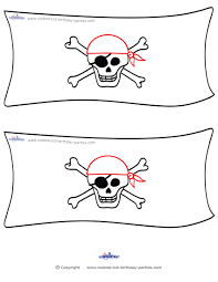 Learn about famous firsts in october with these free october printables. Blank Printable Pirate Flag Invitation Coolest Free Printables