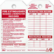Maybe you would like to learn more about one of these? Zing 7016 Eco Safety Tag Fire Extinguisher 5 75hx3w 10 Pack Fire Extinguisher Fire Extinguisher Inspection Extinguisher