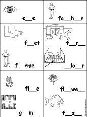 Check out our perfect guide to words with four letters: Fill In Missing Letters In Dolch Words 4 Enchantedlearning Com