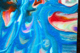 Rasierschaum Action Buntes Papier Marmoriertes Papier Papier