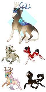 Commissions Big And Smol By Queerly Deviantart Com On Deviantart Horse Animation Mythical Creatures Art Animal Drawings