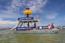 2022 harris luxury pontoon boat with rear lounger. Boat Rentals In Fort Walton Beach Fl Power Up Watersports