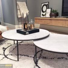 Double Tea Table Coffee Table Nesting Coffee Tables Marble Coffee Table