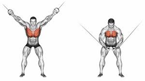 Standing position flys are generally referred as cable crossovers. Exercise Database Chest19 Cable Crossovers Jase Stuart The Better Body Coach