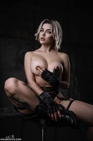 Black Widow sex cosplay by Kayley Gunner as naughty Yelena