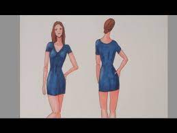 Las últimas colecciones están en moda disparate. Como Dibujar Un Figurin De Moda Facilmente Arte Divierte Youtube