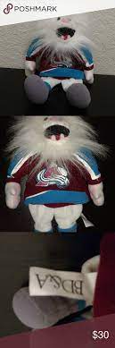 Bernie, the newest mascot of the colorado avalanche, debuted to the public against the vancouver canucks at pepsi center on october 3 bernie is the second mascot since howler the yeti who was retired early in the avalanche franchise. Vintage Colorado Avalanche Howler Mascot Plush Colorado Avalanche Mascot Plush