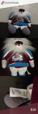 Bernie, the newest mascot of the colorado avalanche, debuted to the public against the vancouver canucks at pepsi center on october 3 bernie is the second mascot since howler the yeti who was retired early in the avalanche franchise. Vintage Colorado Avalanche Howler Mascot Plush Colorado Avalanche Mascot Plush