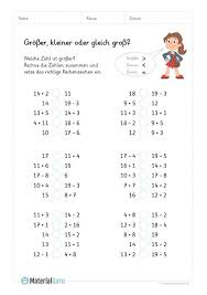 Möchtest du das einmaleins ganz in ruhe. Arbeitsblatt Grosser Kleiner Zahlenraum 20 Addieren Subtrahieren Lernen Tipps Schule Mathematikunterricht Mathematik Lernen