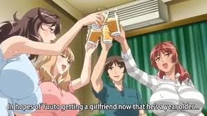 3 Sexy Milf has a party and fucks an Anime Male - XNXX.COM