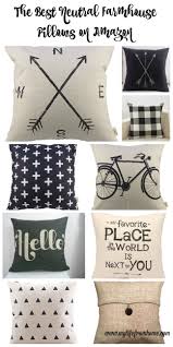 Favorite Farmhouse Pillows On Amazon White Cottage Home Living Farmhouse Throw Pillow Throw Pillow Diy Farmhouse Pillows