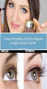 Uzun Kirpikler Icin Ev Yapimi Dogal Serum Tarifi Kirpik Serum Dogal Guzellik Ipuclari