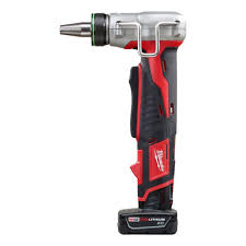 milwaukee m12 12 volt lithium ion cordless propex expansion tool kit with two 3 0 ah batteries 3 expansion heads and hard case 2432 22xc the home depot tool kit milwaukee m12 milwaukee power tools