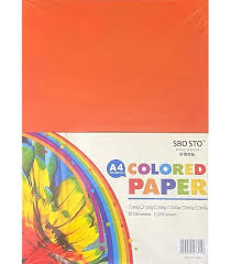 A4 Colored Paper (Mixed) 250 pieces
