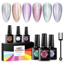 Cat eye magnet this product is the magnet stick to create the cat eye effect on our cat eye gel line. Amazon Com Cat Eye Gel Nail Polish Set Soak Off Uv Led Light Starry Sky Effect Magic Gel Nail Polish Kit Manicure Nail Art Gift Kit 6 Colors Free Magnet Stick Beauty