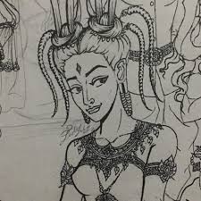 Khmer Apsara Drawing Khmer ឃ នហ ល ង ศ ลปะ