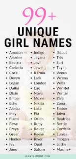 99 Unique Girl Names So You Re Getting A Bit Sick Of All The Traditional And Played Out Baby Girl Unique Girl Names Baby Girl Names Uncommon Baby Girl Names