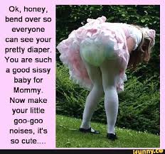 Some of them are kind of cruel, but they're fun, anyway. Ok Honey Bend Over So Everyone Can See Your Pretty Diaper You Are Such A Good Sissy Baby For Mommy Now Make Your Little Goo Goo Noises It S So Cute Ifunny