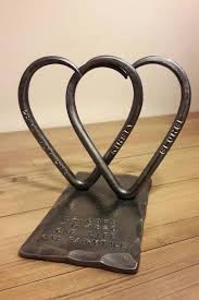 6th Year Anniversary Love Heart Interlinked Iron Wedding Iron Anniversary Gifts 6th Anniversary Gifts 6 Year Anniversary