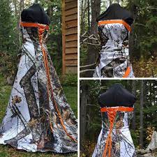 Camo And Orange Wedding Dress Orange Dress Wedding White Camo Wedding Dress Camo Wedding Dresses
